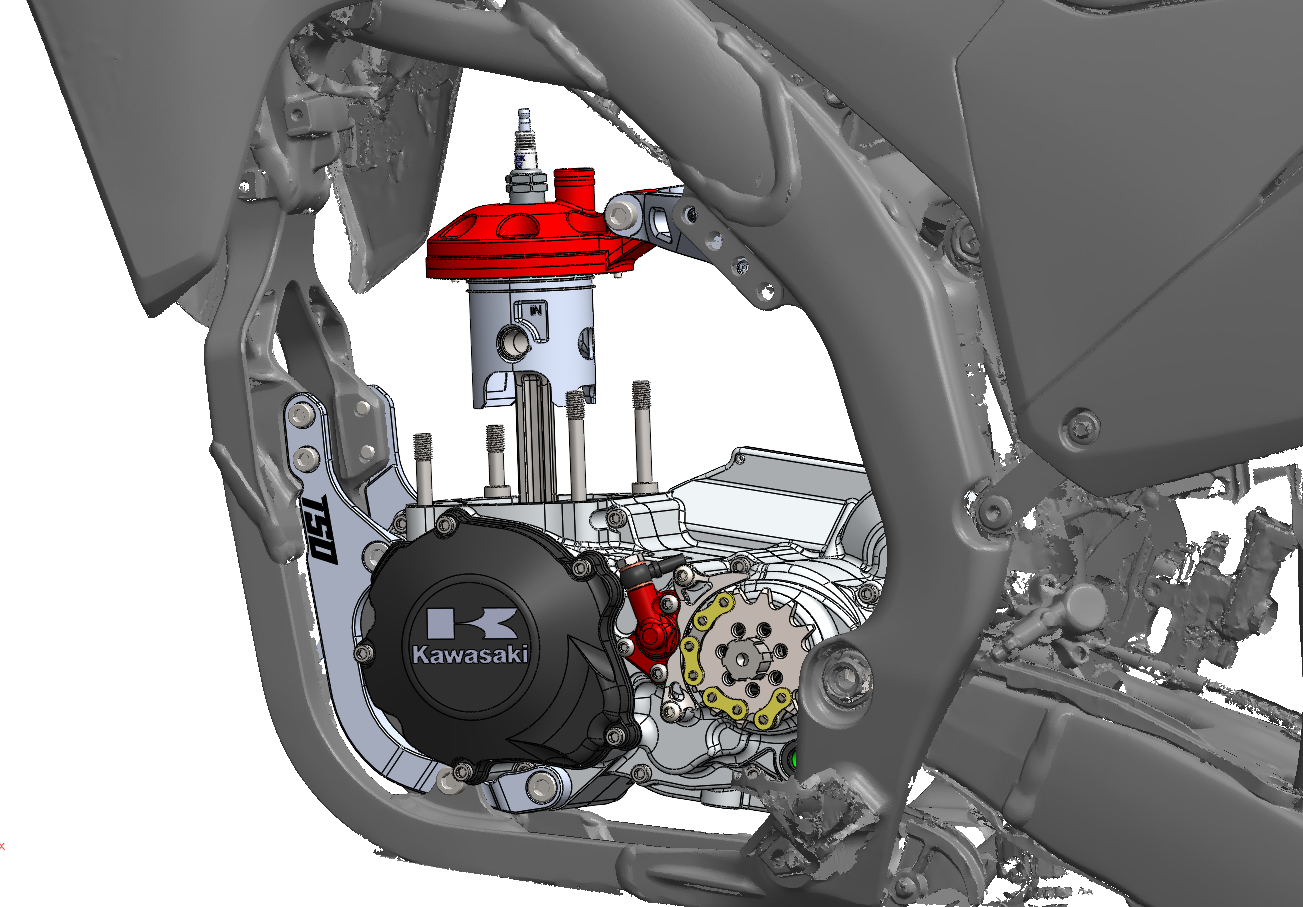 2024 KX450F/KX250 Bolt-in Frame Conversion Kit