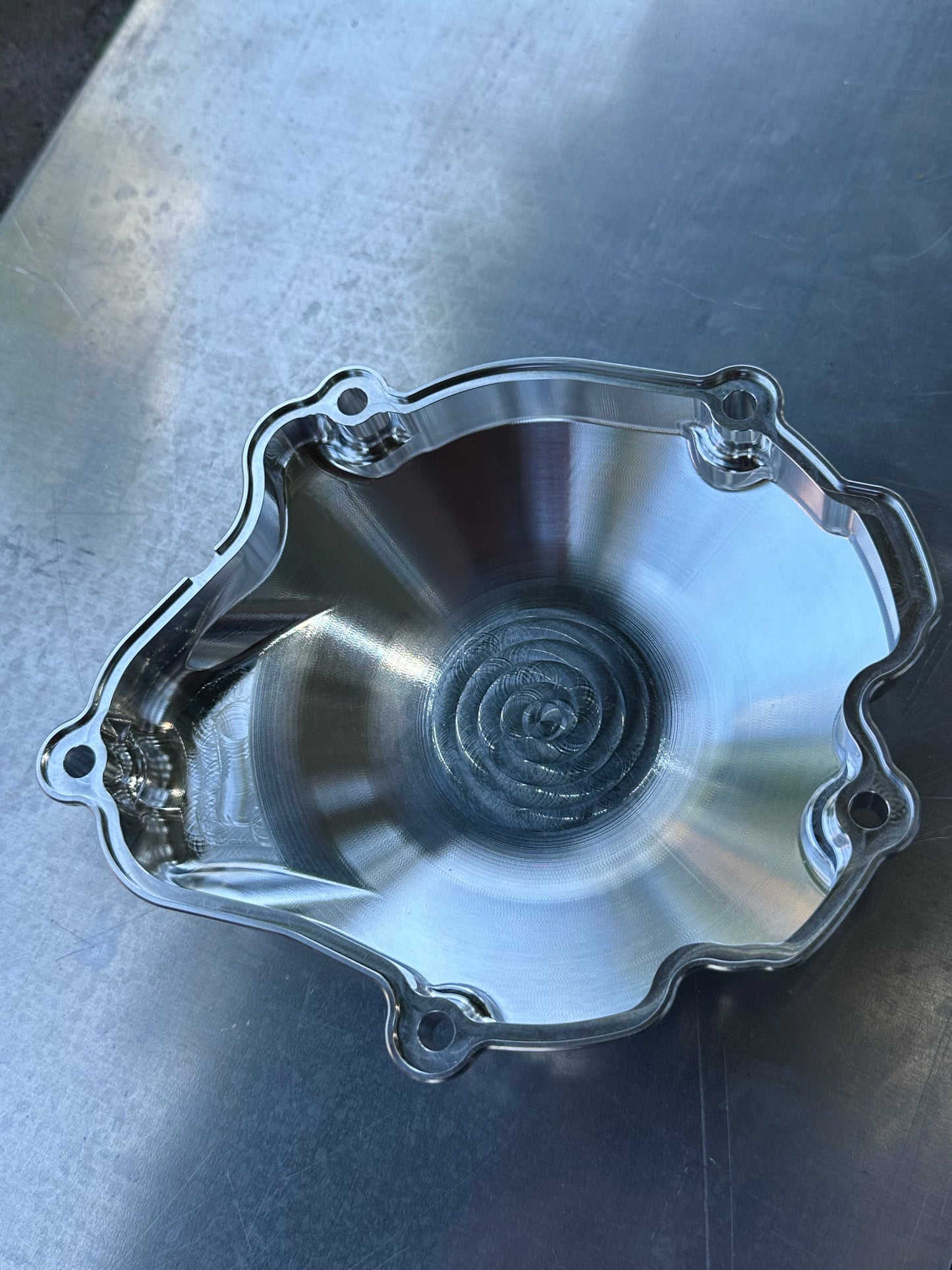 1990-2004 KX250 Billet Stator Cover- Kawasaki Logo