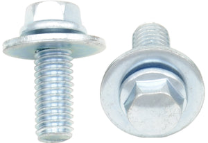 8mm Hex Head Flange Bolt 6x1.0x16mm W/16mm Washer 10/Pk