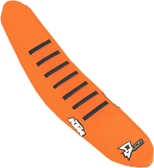 D'COR VISUALS Seat Cover - Orange/Black - SX/F '18-'22 30-30-303