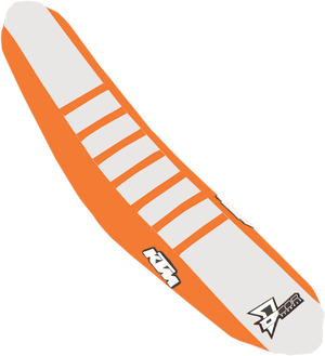 D'COR VISUALS Seat Cover - Orange/White - SX/F '18-'22 30-30-304