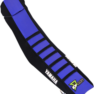 D'COR VISUALS Seat Cover - Black/Blue - YZ '02-'21 30-50-127