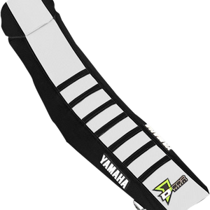 D'COR VISUALS Seat Cover - Black/White - YZ '02-'21 30-50-128
