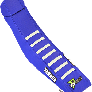 D'COR VISUALS Seat Cover - Blue/White - YZ '02-'21 30-50-129