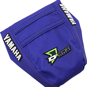 D'COR VISUALS Seat Cover - Black/Green/Blue - YZ '02-'21 30-50-132