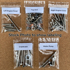 Specbolt Restoration Bolt Kit For Kawasaki KX500 Fasteners Nickel Wurks KX 500
