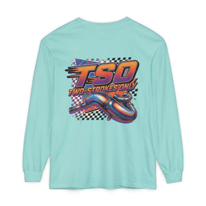 Two-Strokes Only (TSO) Long Sleeve T-Shirt — Retro Racing Graphic