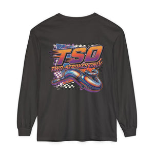 Two-Strokes Only (TSO) Long Sleeve T-Shirt — Retro Racing Graphic