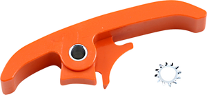 T.M. DESIGNWORKS Frame Pad - Orange - KTM/Husqvarna KTM-FP4-OR