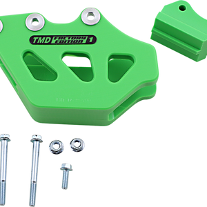 T.M. DESIGNWORKS Chain Guide - Green - Kawasaki RCG-KX2-GR