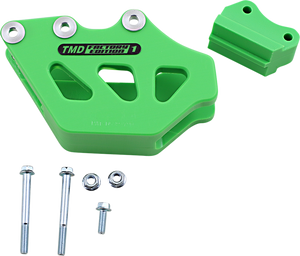 T.M. DESIGNWORKS Chain Guide - Green - Kawasaki RCG-KX2-GR