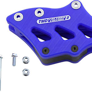 T.M. DESIGNWORKS Chain Guide - Blue - Suzuki/Yamaha RCG-SY2-BU