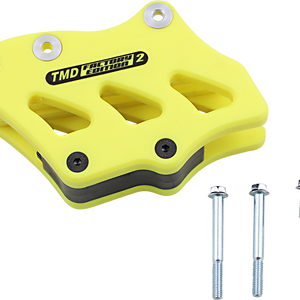 T.M. DESIGNWORKS Chain Guide - Yellow - Suzuki/Yamaha RCG-SY2-YL