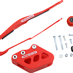 T.M. DESIGNWORKS Chain Guide/Slider - Honda - Red DCK-OR1-RD