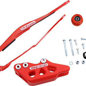 T.M. DESIGNWORKS Chain Guide/Slider - Honda - Red DCK-OR2-RD