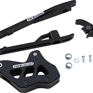 T.M. DESIGNWORKS Chain Guide/Slider - KTM/Husqvarna - Black DCK-KT3-BK