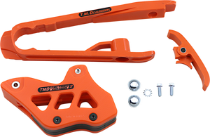T.M. DESIGNWORKS Chain Guide/Slider - KTM/Gas Gas - Orange DCK-KT4-OR