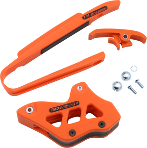 T.M. DESIGNWORKS Chain Guide/Slider - KTM/Husaberg - Orange KTM-225-OR