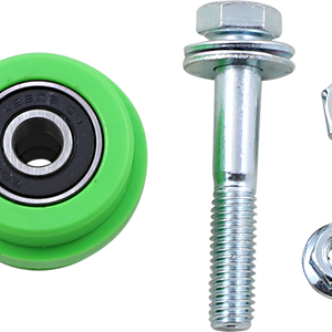 T.M. DESIGNWORKS Chain Roller - Green - Kawasaki PLR-215-GR