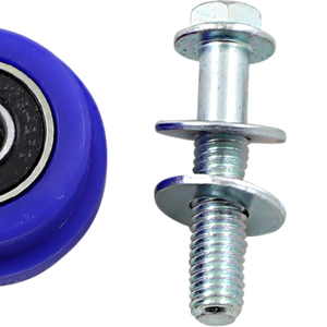 T.M. DESIGNWORKS Chain Roller - Blue - Honda/Suzuki/TM/Yamaha PLR-212-BU