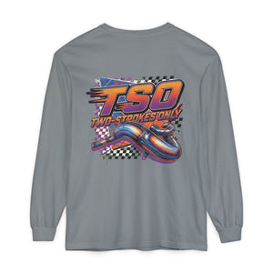 Two-Strokes Only (TSO) Long Sleeve T-Shirt — Retro Racing Graphic