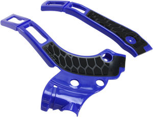 ACERBIS X-Grip Frame Guards - Blue/Black - Yamaha - YZ '05-'25 2464741034