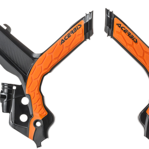 ACERBIS X-Grip Frame Guards - Orange OEM '16/Black - KTM - EX/XC '20-'23 2783155229