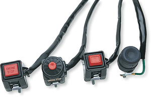 MOOSE OFFROAD Kill Switch - Push-Button - Kawasaki 688-8801