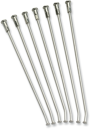 MOOSE OFFROAD Spoke Set with Nipples - Stainless Steel - Front - 21" - Kawasaki KX/Suzuki RM-Z/Yamaha YZ/YZF 1-22-201-S