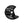 Linear Front Disc Cover Hon/Kaw/Sher/Yam Blk