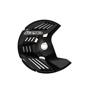Linear Front Disc Cover Hon/Kaw/Sher/Yam Blk