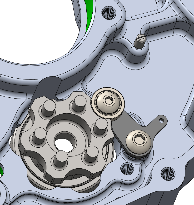 1987-2004 KX500 Shift Detent Arm Kit 13236-1188