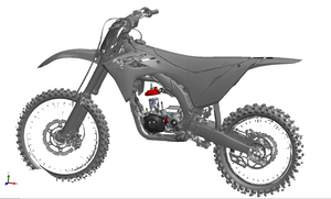 KX250 Billet Engine Cases-2024+ KX Chassis