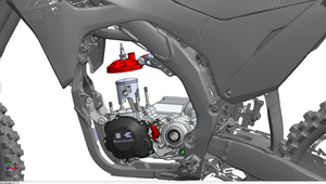 KX250 Billet Engine Cases-2024+ KX Chassis