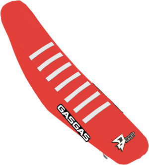 D'COR VISUALS Seat Cover - Red/White - MC '21-'24 30-65-002