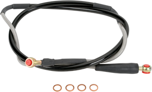 MOOSE OFFROAD Brake Line - Front - Stainless Steel - Kawasaki KX K02-1-030/P