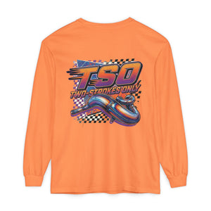 Two-Strokes Only (TSO) Long Sleeve T-Shirt — Retro Racing Graphic