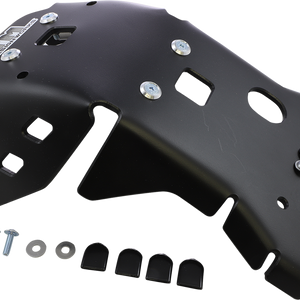 T.M. DESIGNWORKS Skid Plate - Black - Gas Gas | Husqvarna | KTM KTMC-256-BK