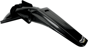 UFO MX Rear Fender - Black - Kawasaki - KX '99-'02 KA03722#001