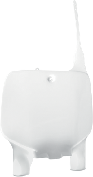 UFO Front Number Plate - White - Kawasaki - KX '96-'02 KA03701#047