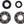 VINTCO Main Bearing and Seal Kit - Honda KMB031