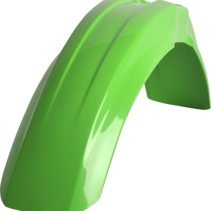 POLISPORT Front Fender - Green OEM '05 - Kawasaki - KX/KDX '91-'04 8596000009
