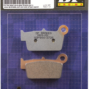 DP BRAKES Pro MX Sintered Brake Pads SDP940