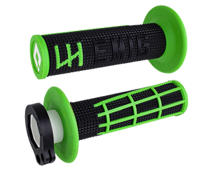 ODI EMIG 2.0 Lock-On Grips - Black/Green H36E2BN