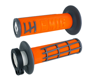 ODI EMIG 2.0 Lock-On Grips - Orange/Graphite H36E2OH
