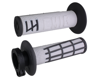 ODI EMIG 2.0 Lock-On Grips - White/Graphite H36E2WH