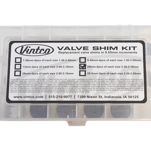 VINTCO Shim Kit - 25.00 mm - 2.30 mm-3.10 mm 25SHIMKIT