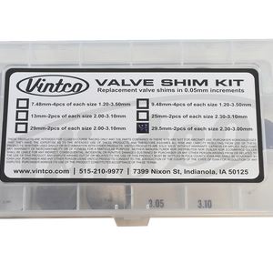 VINTCO Shim Kit - 29.50 mm - 2.00 mm-3.00 mm 29.5SHIMKIT