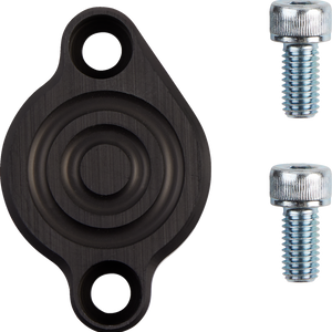 T.M. DESIGNWORKS ATV Brake Block Off - Black YSB-BOP-BK