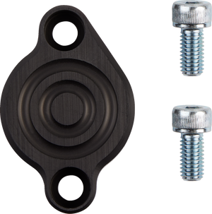T.M. DESIGNWORKS ATV Brake Block Off - Black YSB-BOP-BK